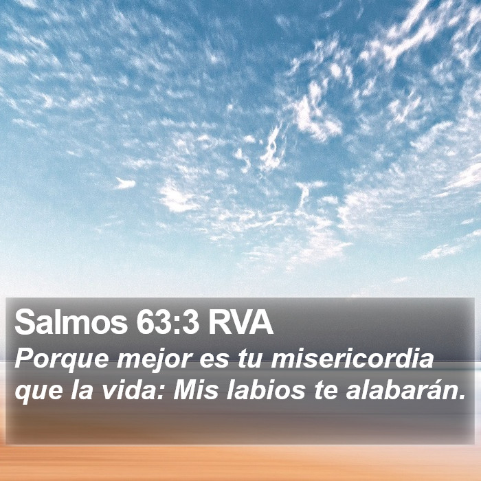 Salmos 63:3 RVA Bible Study