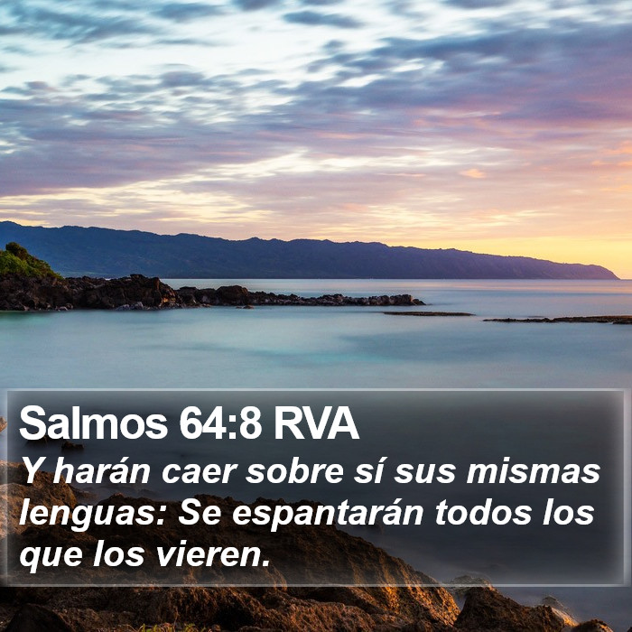 Salmos 64:8 RVA Bible Study