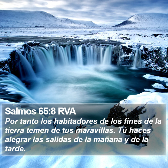 Salmos 65:8 RVA Bible Study