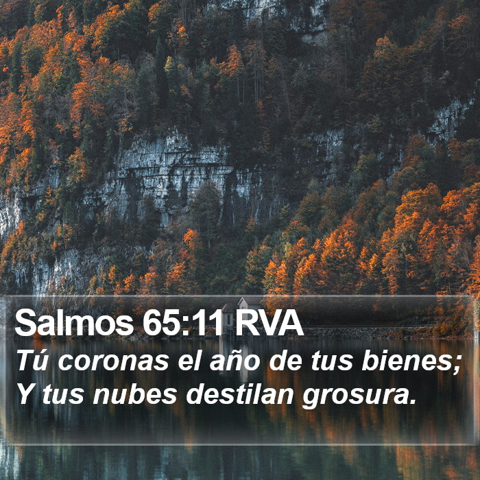 Salmos 65:11 RVA Bible Study