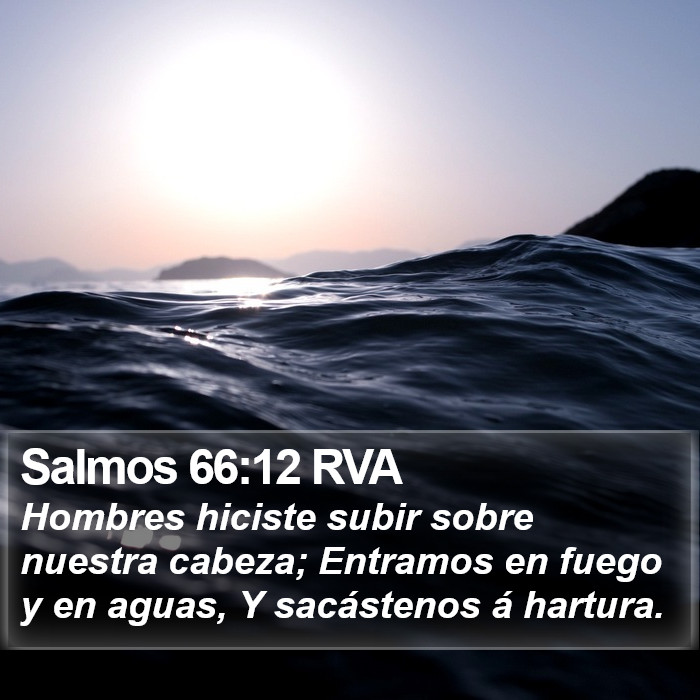 Salmos 66:12 RVA Bible Study