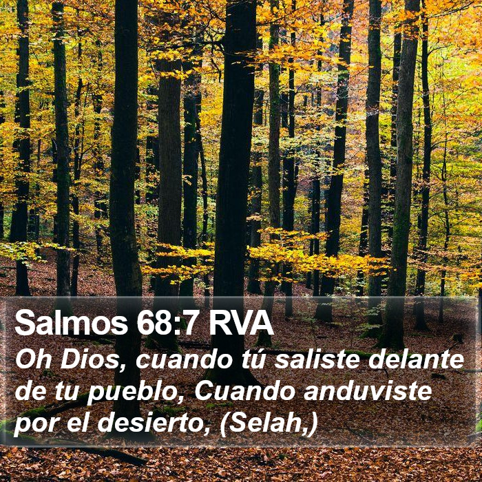 Salmos 68:7 RVA Bible Study