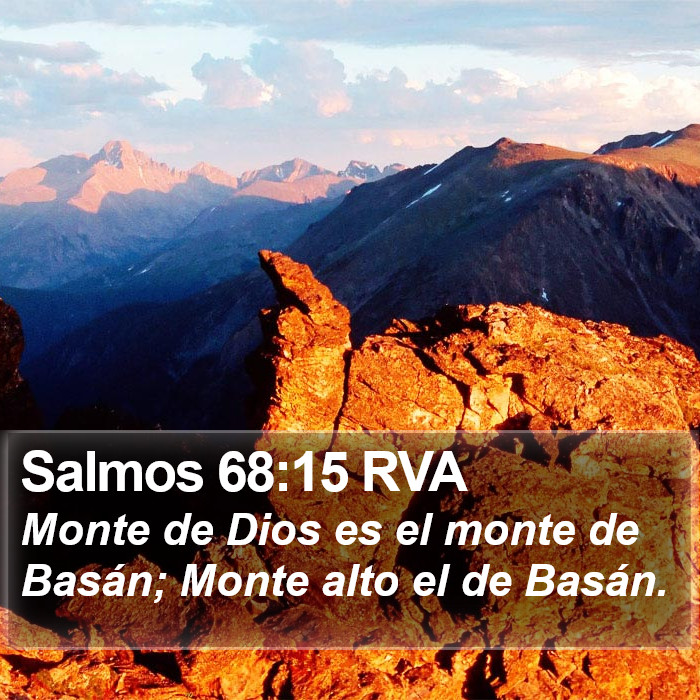 Salmos 68:15 RVA Bible Study