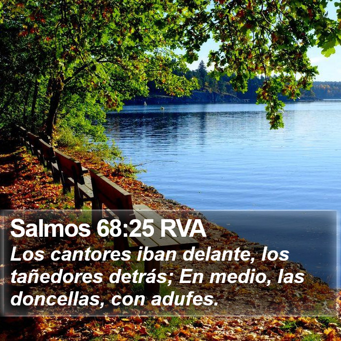 Salmos 68:25 RVA Bible Study