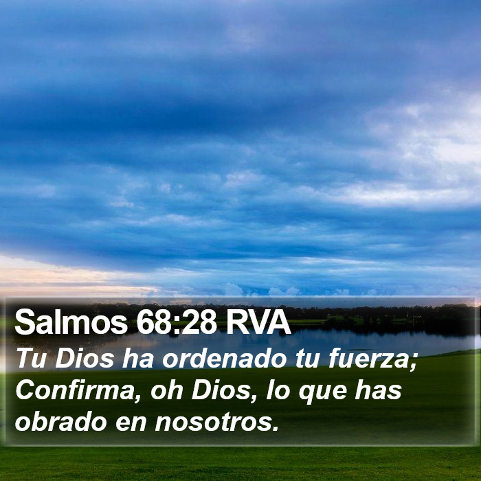 Salmos 68:28 RVA Bible Study