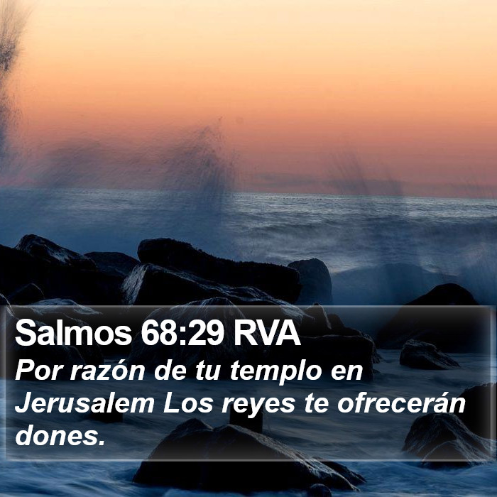 Salmos 68:29 RVA Bible Study