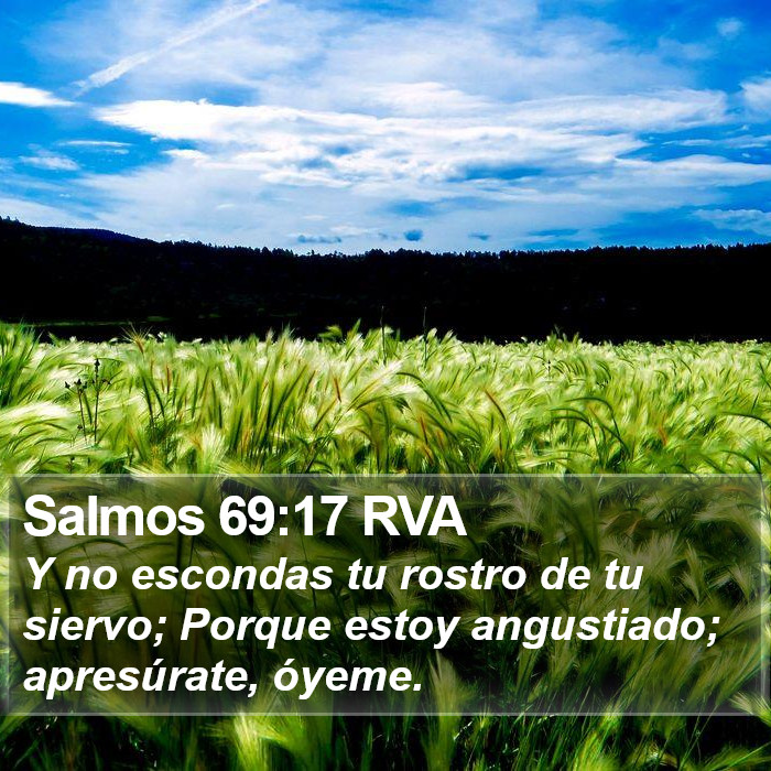 Salmos 69:17 RVA Bible Study