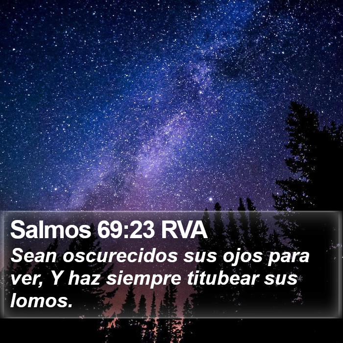 Salmos 69:23 RVA Bible Study