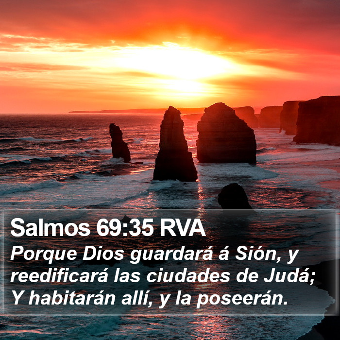 Salmos 69:35 RVA Bible Study