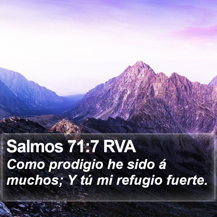 Salmos 71:7 RVA Bible Study