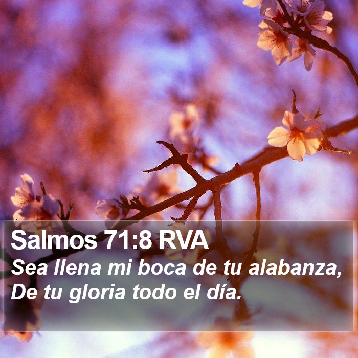 Salmos 71:8 RVA Bible Study