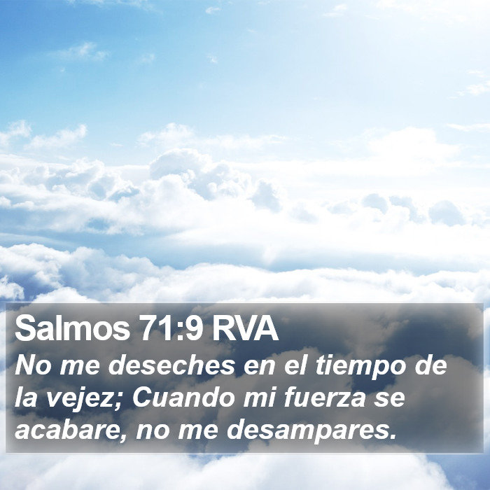 Salmos 71:9 RVA Bible Study