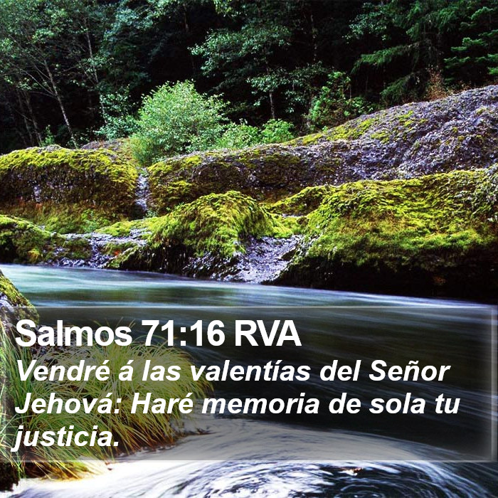 Salmos 71:16 RVA Bible Study