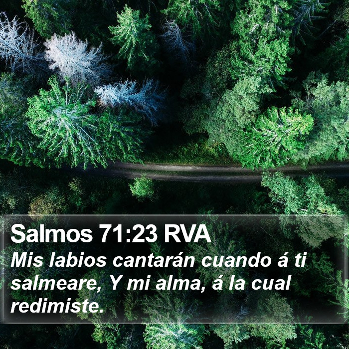 Salmos 71:23 RVA Bible Study