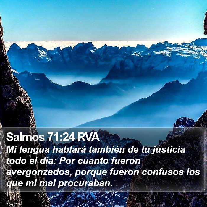 Salmos 71:24 RVA Bible Study