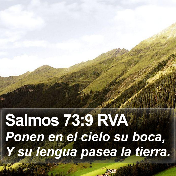 Salmos 73:9 RVA Bible Study