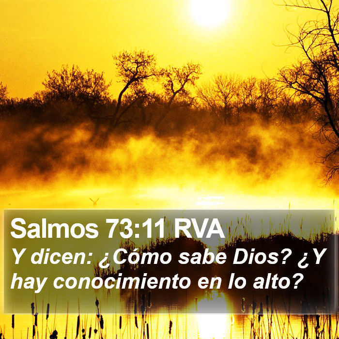 Salmos 73:11 RVA Bible Study