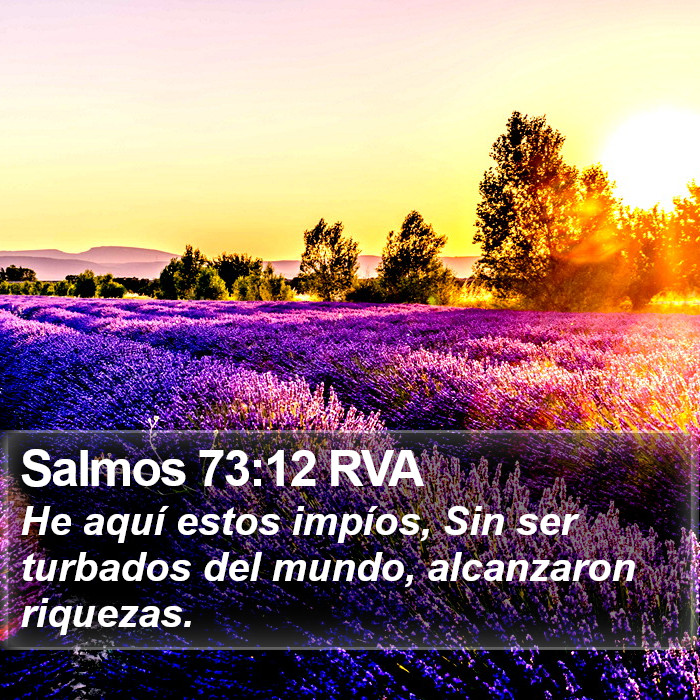 Salmos 73:12 RVA Bible Study