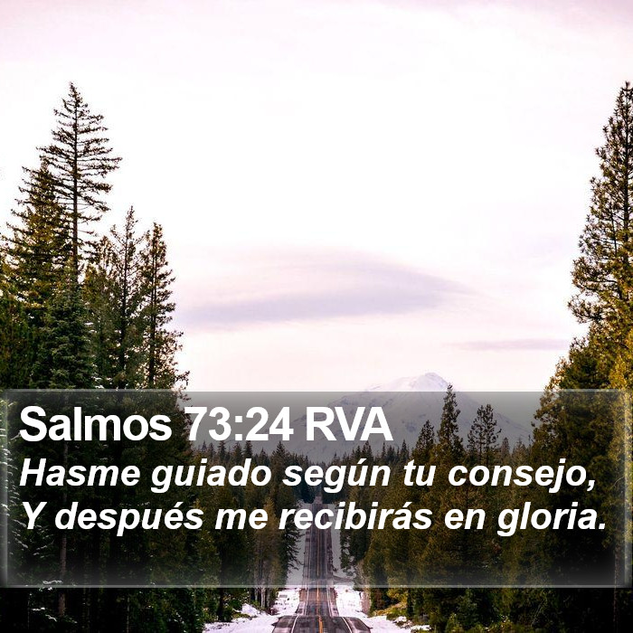 Salmos 73:24 RVA Bible Study