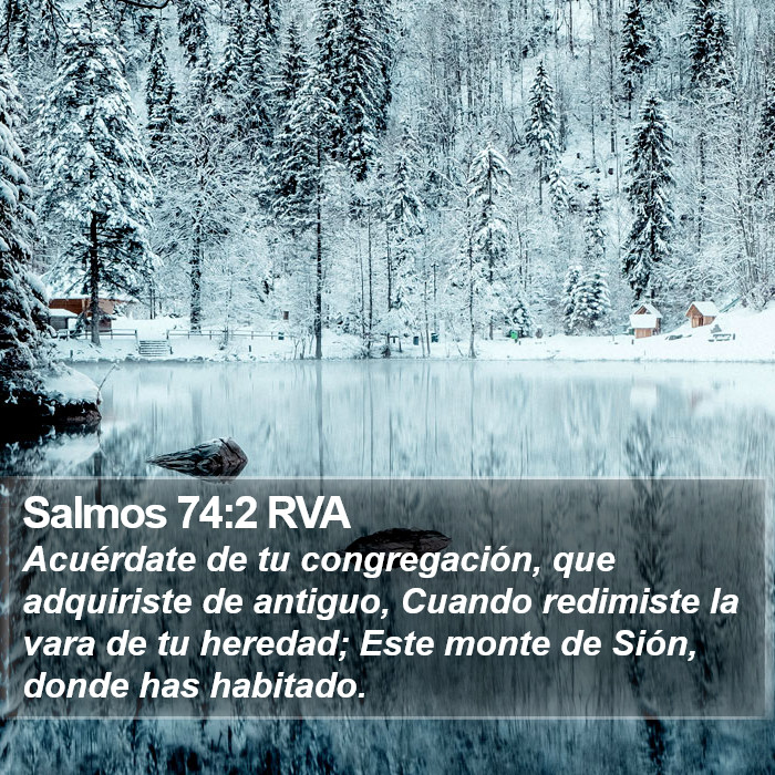 Salmos 74:2 RVA Bible Study