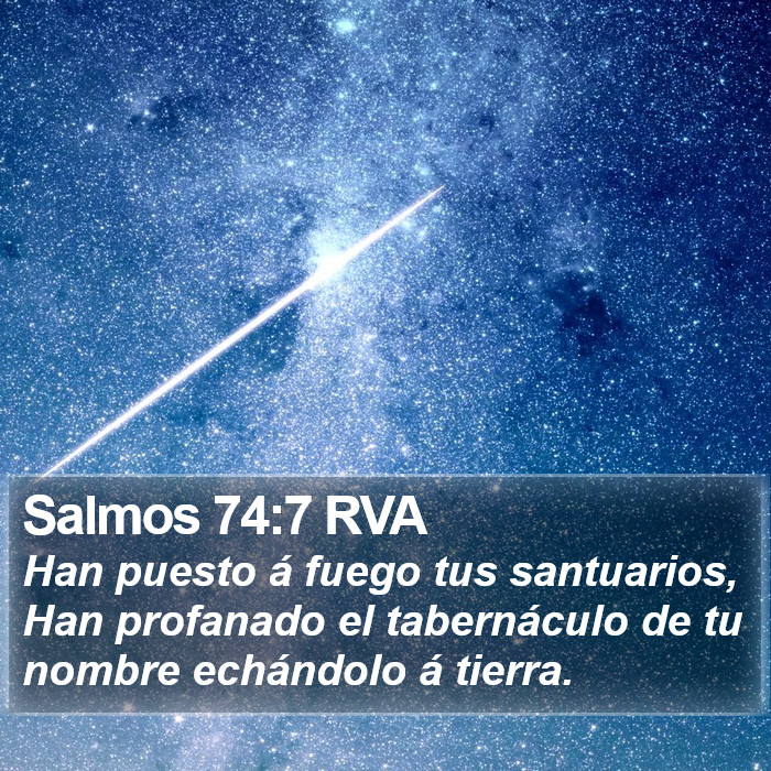 Salmos 74:7 RVA Bible Study