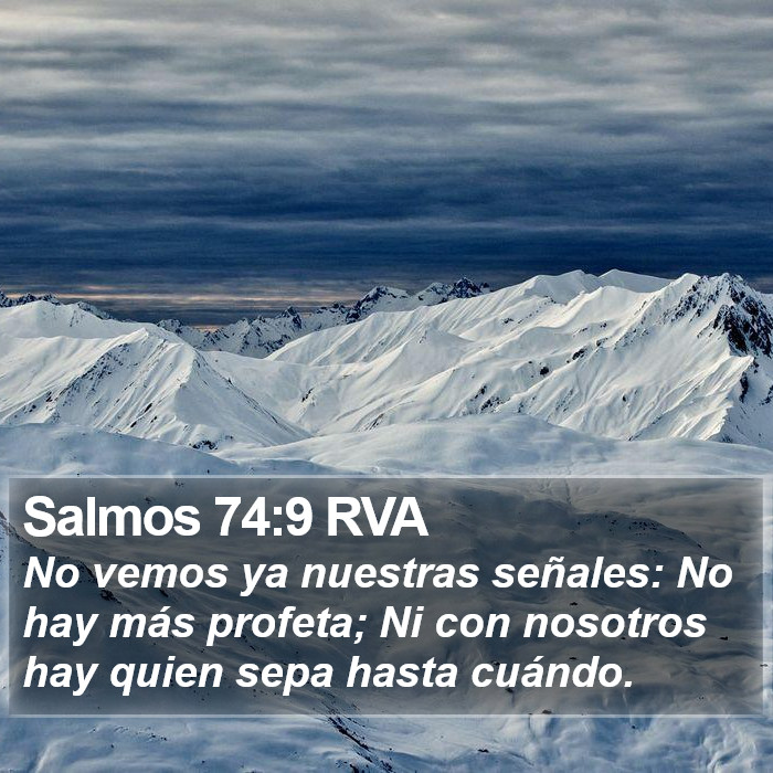 Salmos 74:9 RVA Bible Study