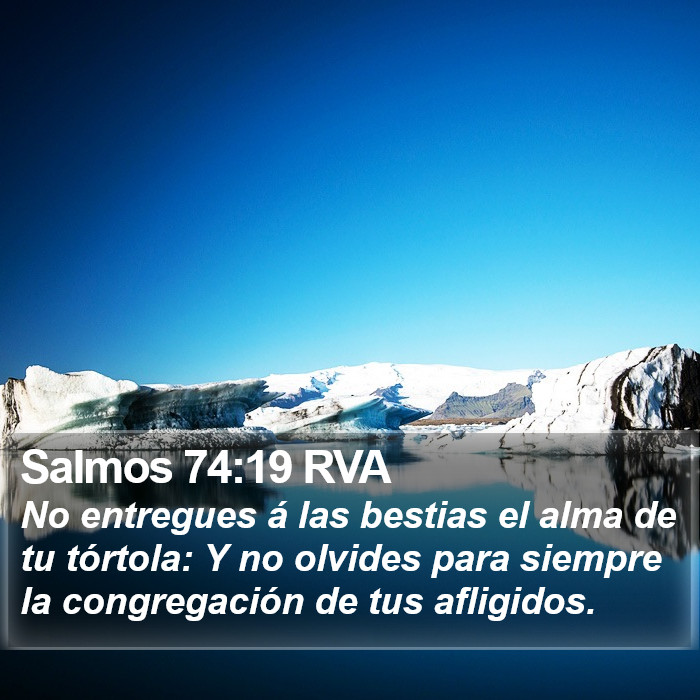 Salmos 74:19 RVA Bible Study