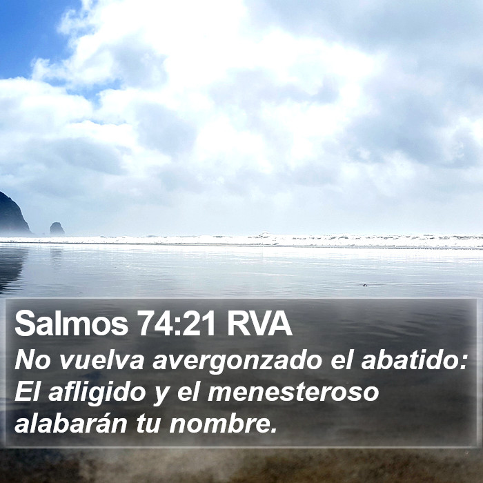 Salmos 74:21 RVA Bible Study