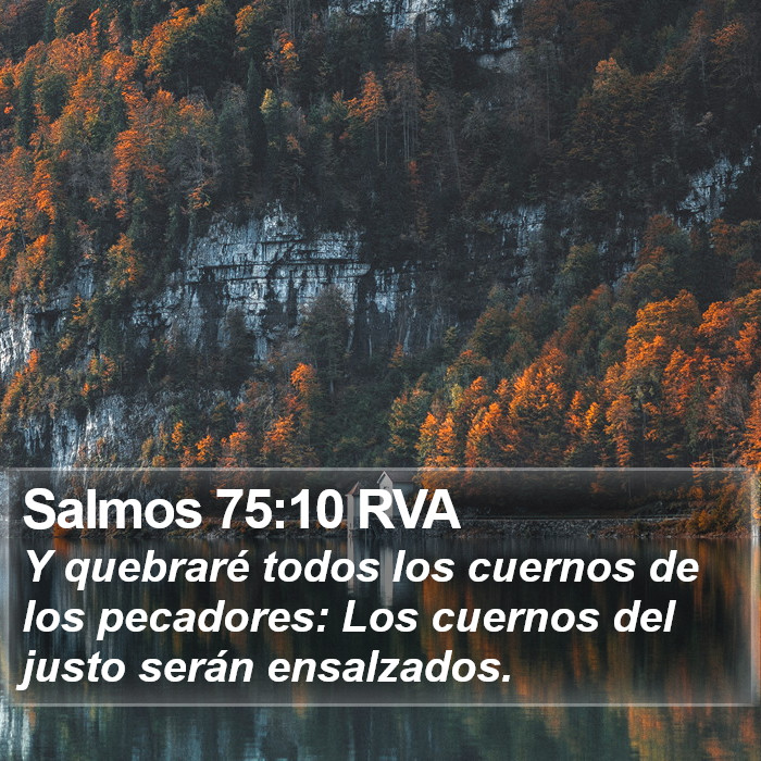 Salmos 75:10 RVA Bible Study