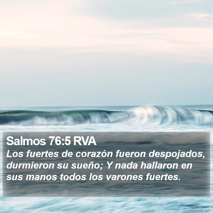Salmos 76:5 RVA Bible Study