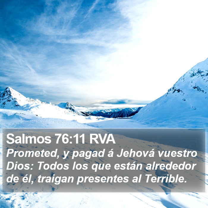 Salmos 76:11 RVA Bible Study