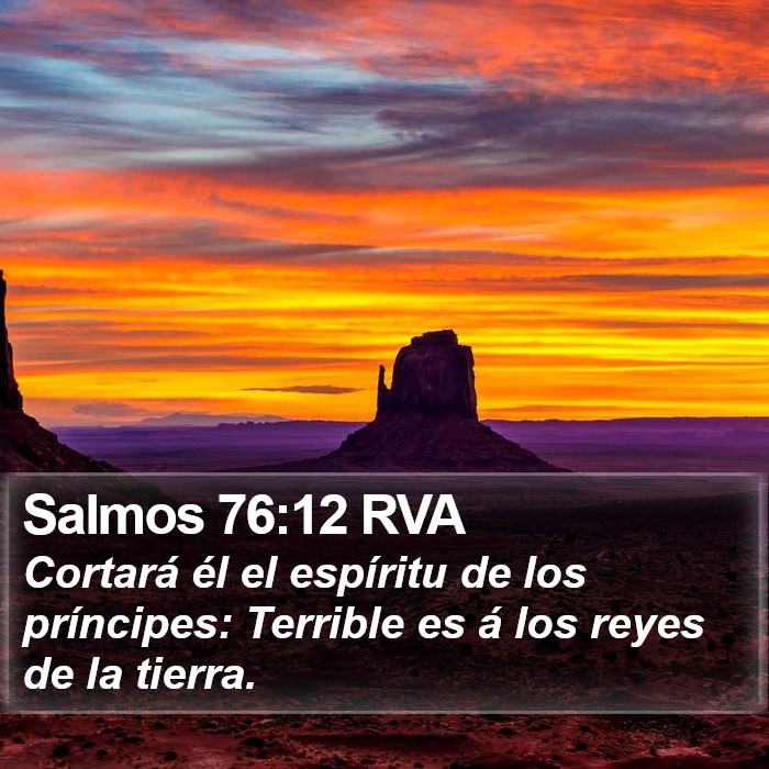 Salmos 76:12 RVA Bible Study