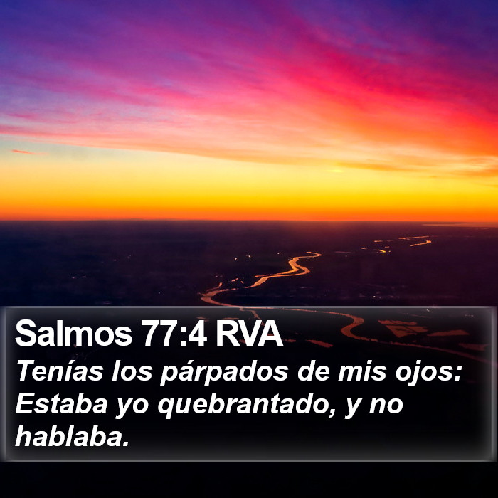 Salmos 77:4 RVA Bible Study