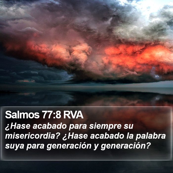 Salmos 77:8 RVA Bible Study