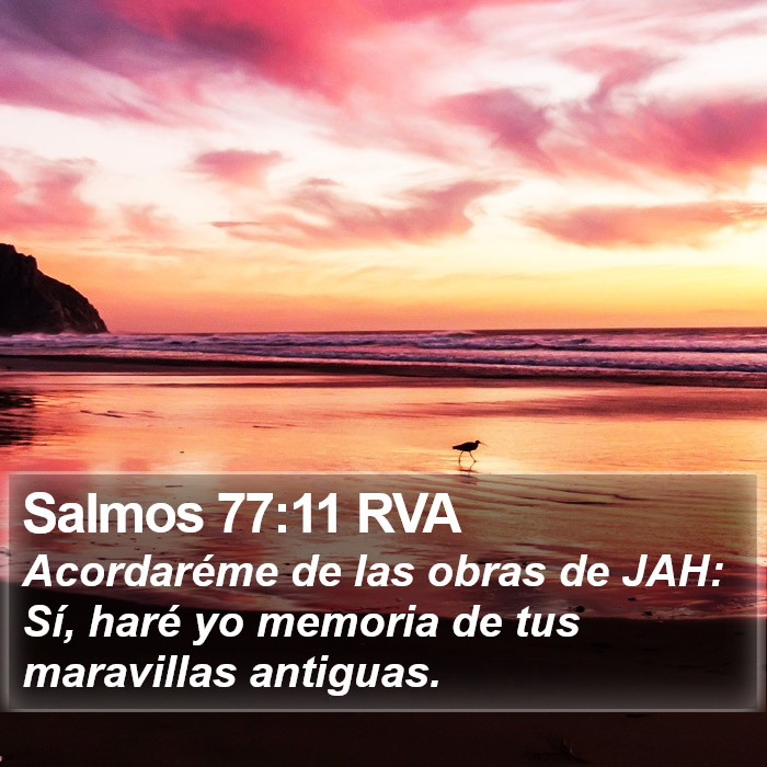 Salmos 77:11 RVA Bible Study