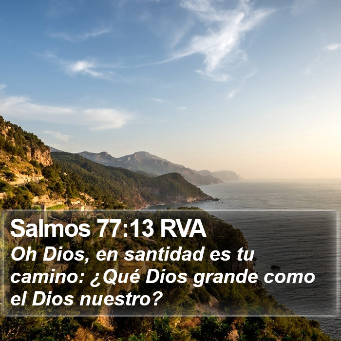 Salmos 77:13 RVA Bible Study