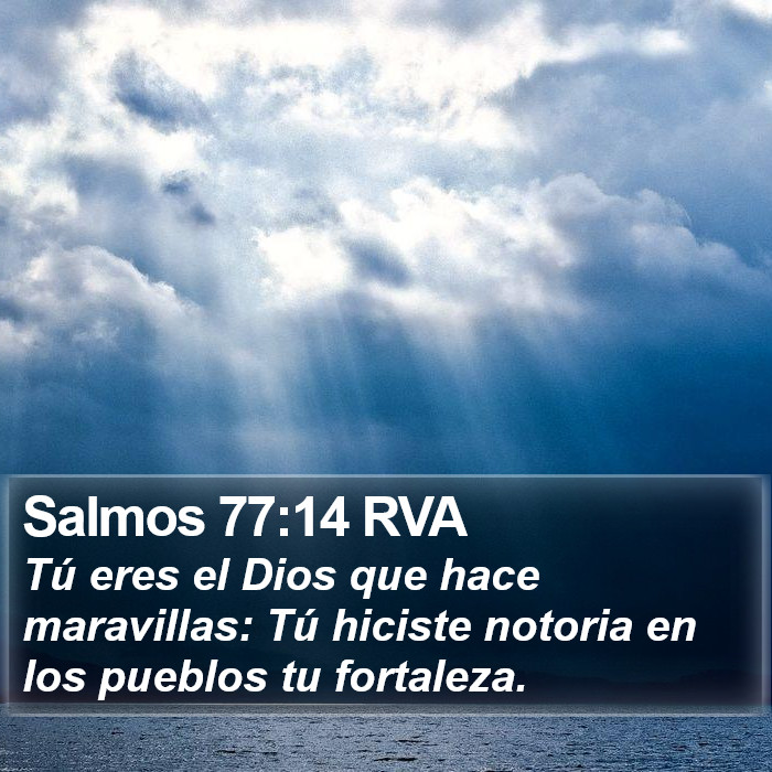 Salmos 77:14 RVA Bible Study