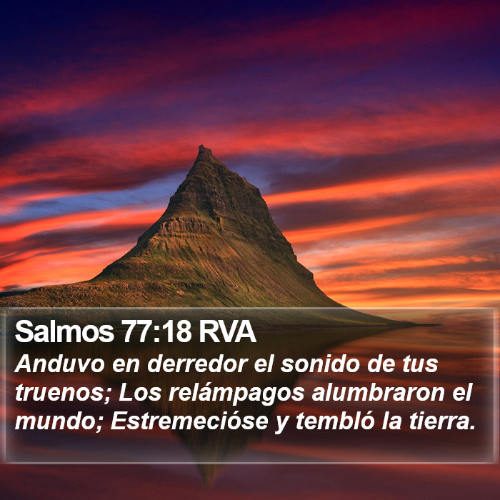 Salmos 77:18 RVA Bible Study