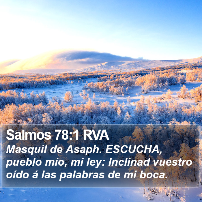 Salmos 78:1 RVA Bible Study