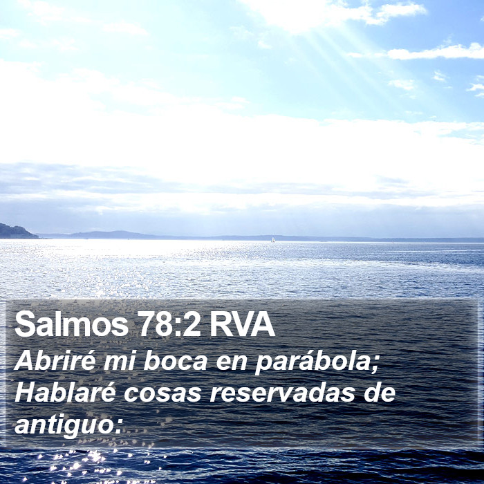 Salmos 78:2 RVA Bible Study