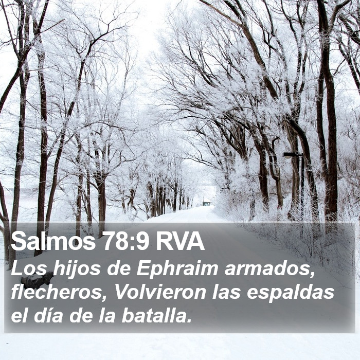 Salmos 78:9 RVA Bible Study