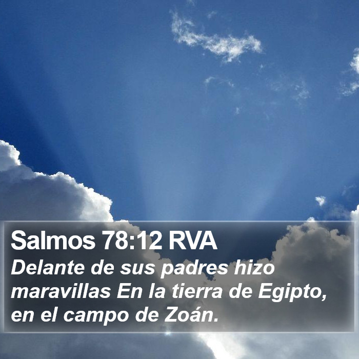 Salmos 78:12 RVA Bible Study