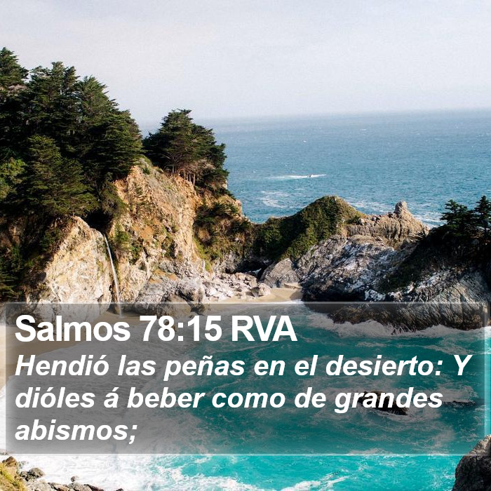 Salmos 78:15 RVA Bible Study