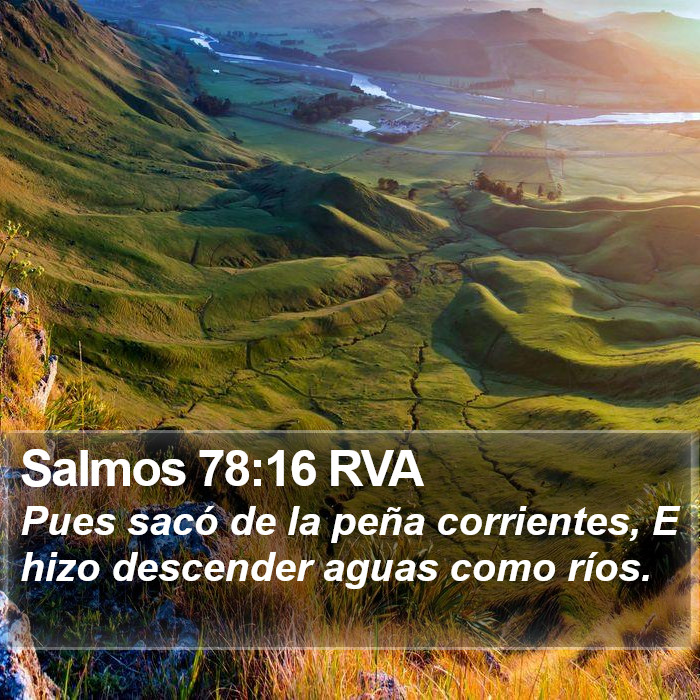 Salmos 78:16 RVA Bible Study