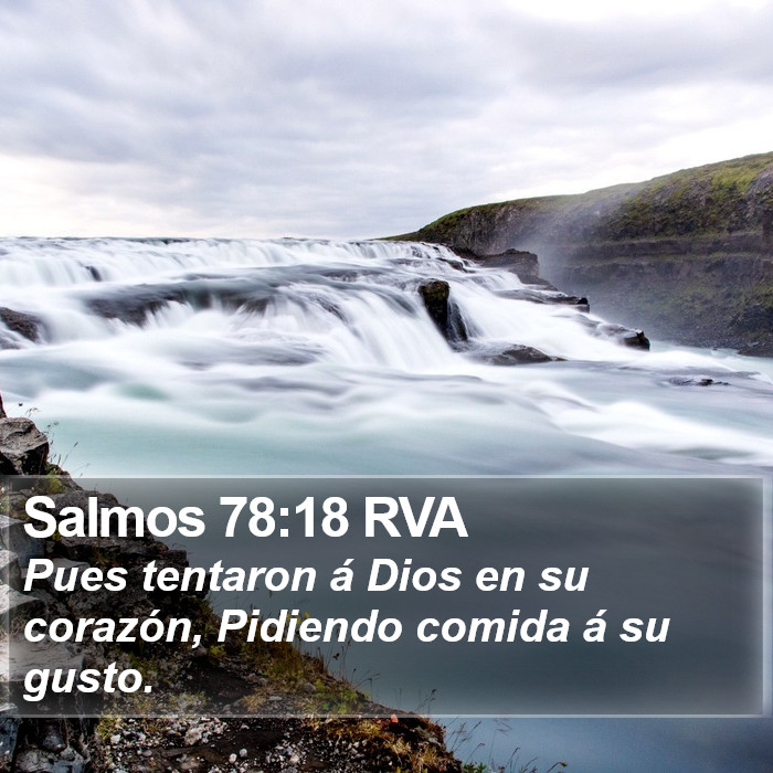 Salmos 78:18 RVA Bible Study