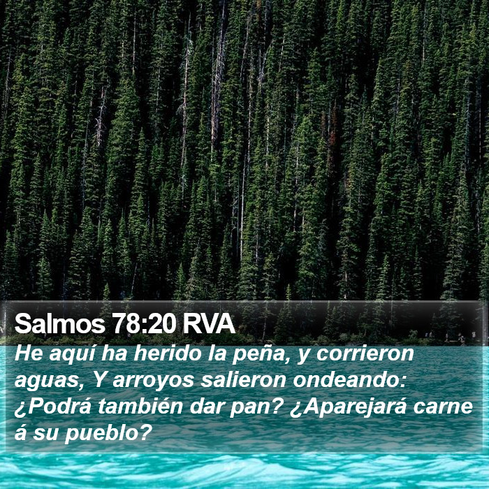 Salmos 78:20 RVA Bible Study