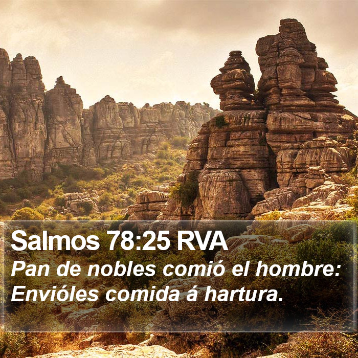 Salmos 78:25 RVA Bible Study