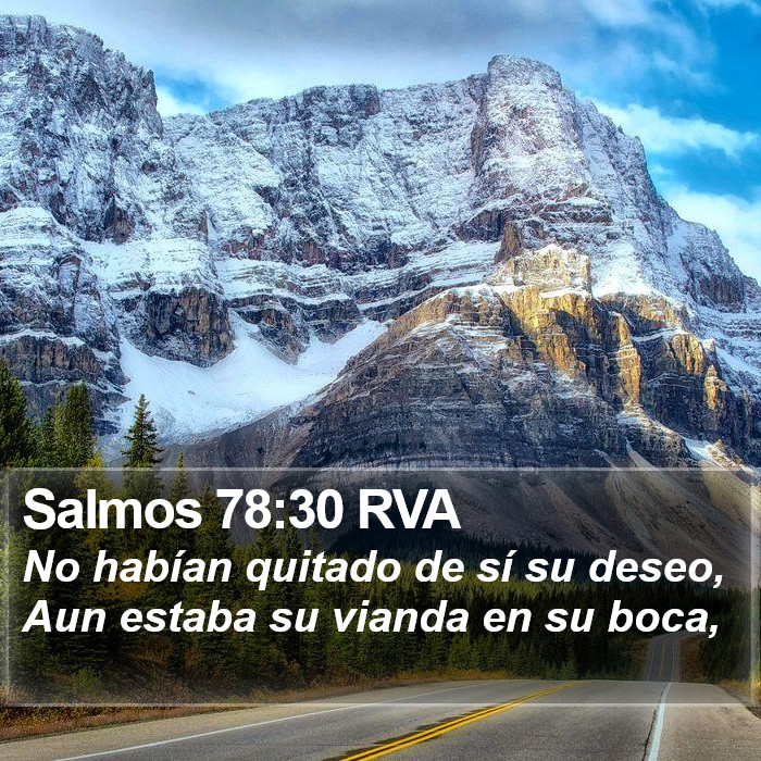 Salmos 78:30 RVA Bible Study