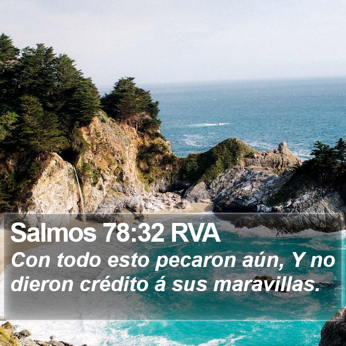 Salmos 78:32 RVA Bible Study