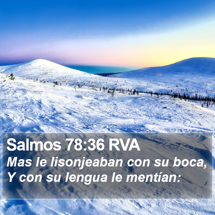 Salmos 78:36 RVA Bible Study